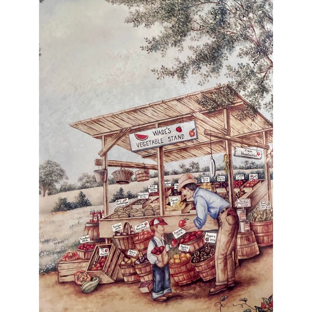 COPY - Vintage Country Art Print Farm Stand